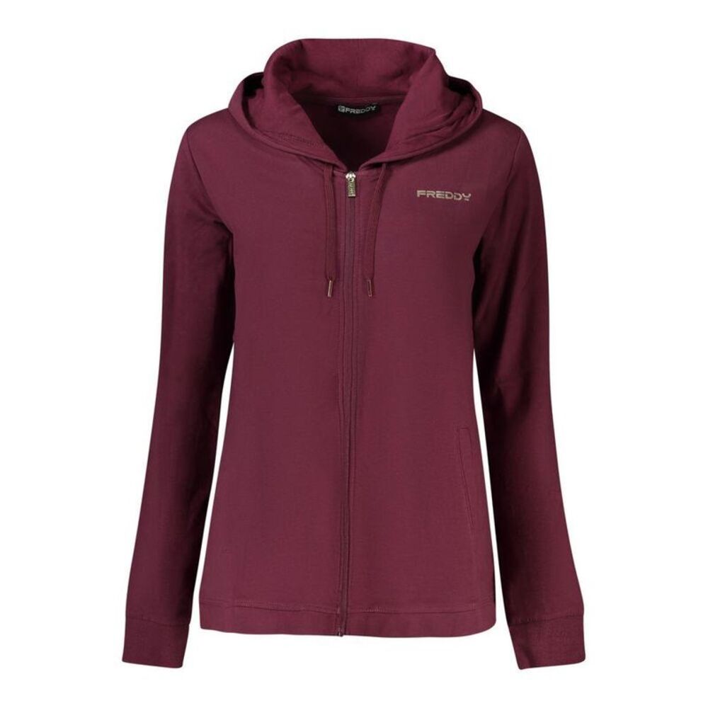 Freddy Hooded Zip Jacket Women Purple Sweaters